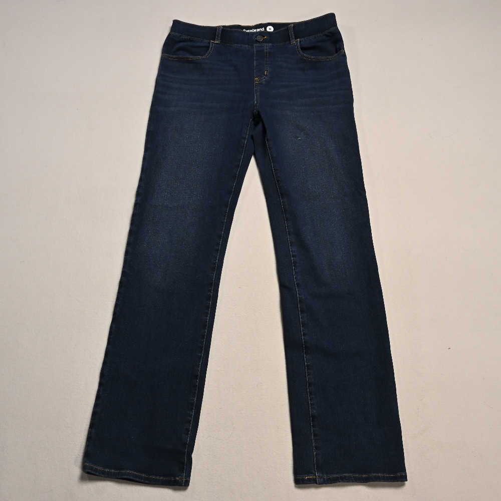 Betabrand Yoga Jean Womens Medium Stretch 4 Pocket Straight Leg Blue
